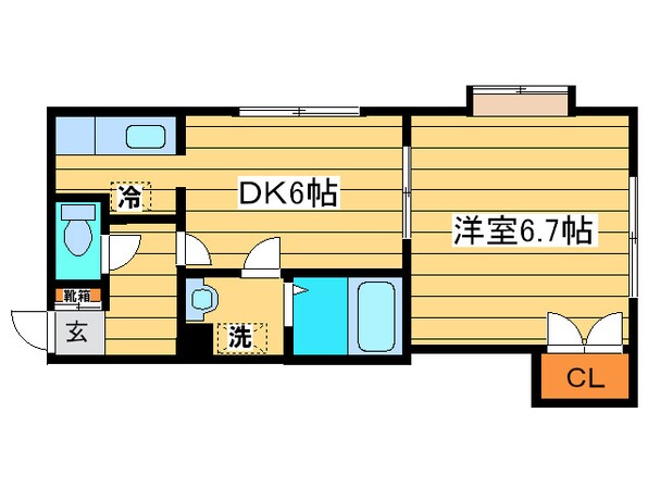 ブリックス美園の物件間取画像